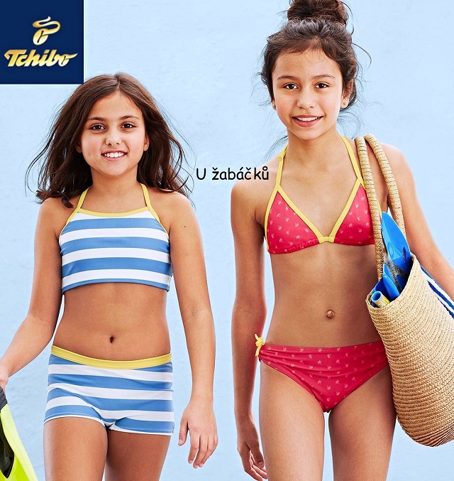 ☘️ Dvoje 2-dílné PLAVKY Tchibo 2x BIKINY