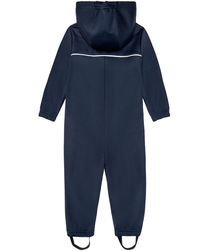 ☘️ Dívčí SOFTSHELLOVÁ KOMBINÉZA tmavý overal s mráčkem vel. 110/116