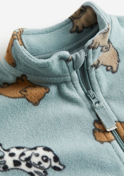 ☘️ ZVÍŘÁTKOVÁ MIKINA H&M fleecová s pejsky a medvídky vel. 104