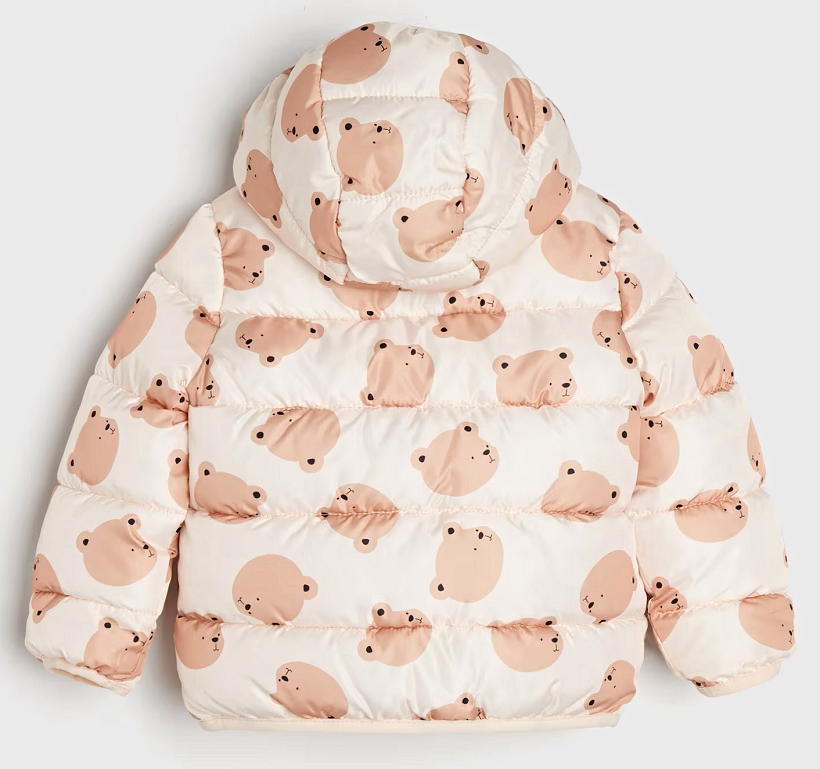 ☘️ PROŠÍVANÁ BUNDA MEDVÍDCI světlá vel. 98