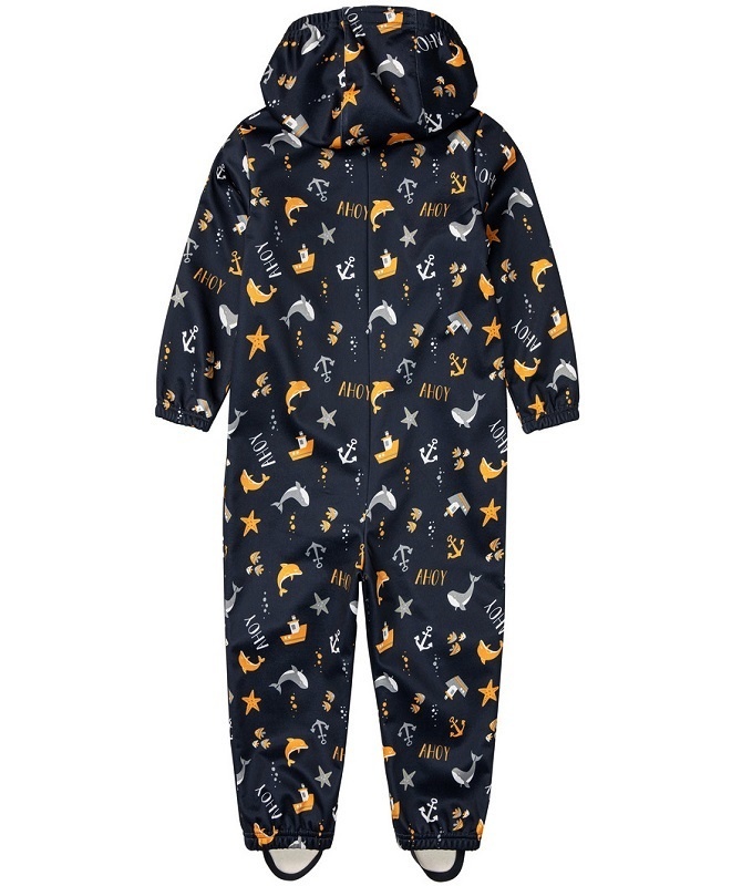 ☘️ Dětská SOFTSHELLOVÁ KOMBINÉZA overal vzorovaný