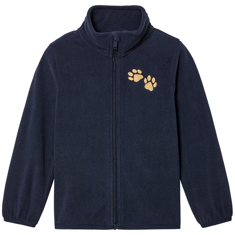 ☘️ Fleecová PEJSKOVÁ MIKINA tmavá vel. 122/128