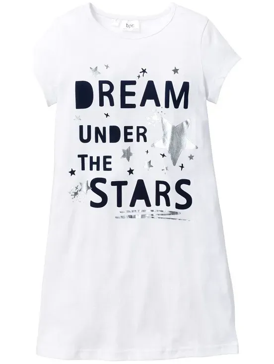 ☘️ 2-pack NOČNÍ KOŠILE dlouhá trička tmavá+bílá vel. 152/158