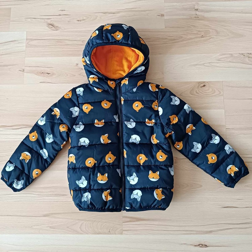 ☘️ Dětská ZVÍŘÁTKOVÁ BUNDA přechodová s kapucí vel. 98