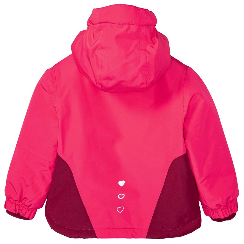 ☘️ Dívčí LYŽAŘSKÝ SET zimní bunda malinová + oteplováky vel. 98/104