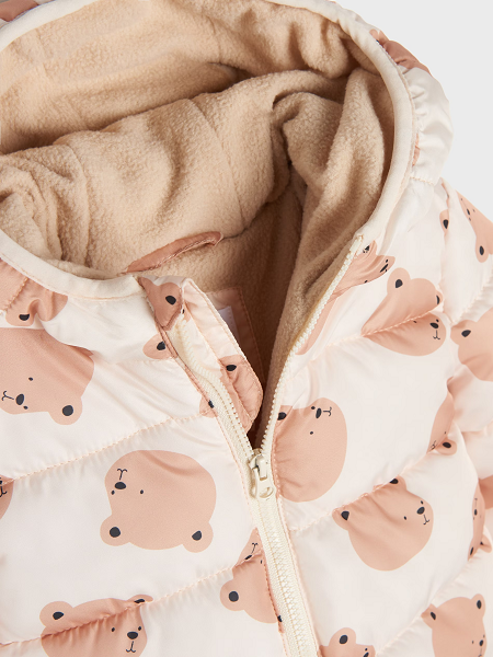 ☘️ PROŠÍVANÁ BUNDA MEDVÍDCI světlá vel. 98