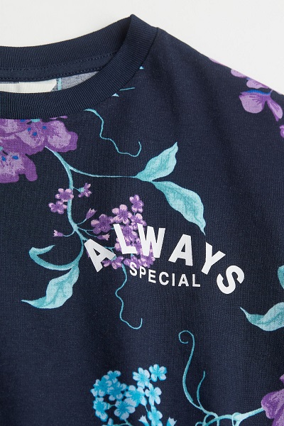 ☘️ Široký LETNÍ TOP H&M zkrácené bavlněné tričko vel. 146/152