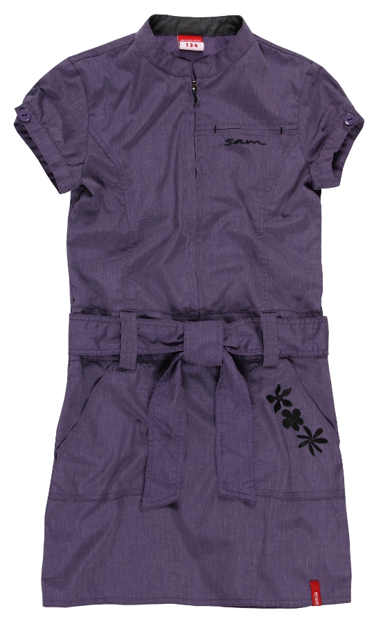 ☘️ Dívčí ŠATY SAM šatovka > varianta šedé-černé vel. 146