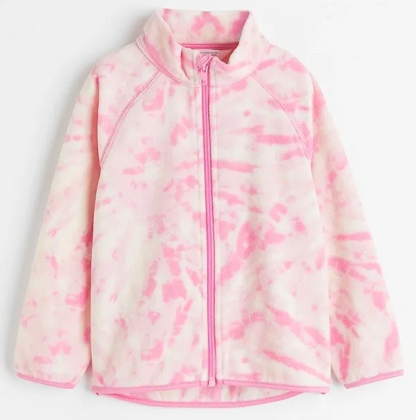 ☘️ Fleecová BATIKOVANÁ MIKINA H&M na zip