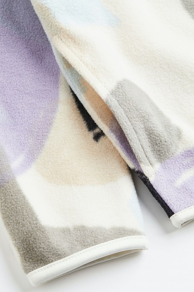 ☘️ Fleecová SMETANOVÁ MIKINA H&M s kapsami vel. 92