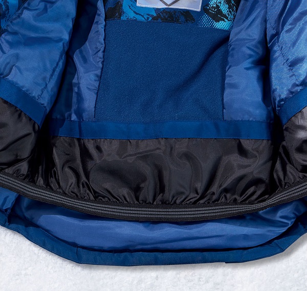 ☘️ Klučičí LYŽAŘSKÁ BUNDA zimní modrá vel. 110/116