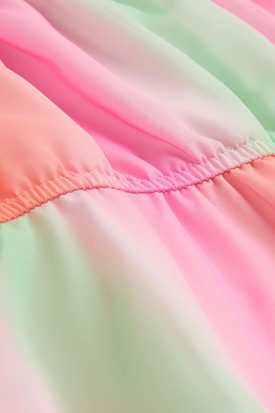 ☘️ Dívčí ŠIFONOVÉ ŠATY H&M ombre vel. 122