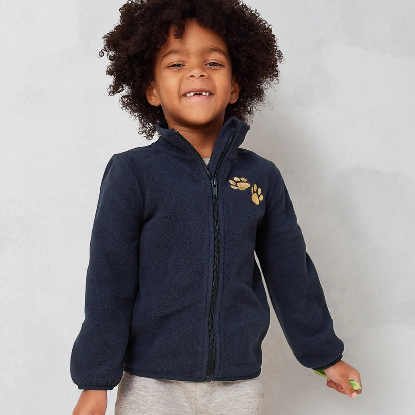 ☘️ Fleecová PEJSKOVÁ MIKINA tmavá vel. 122/128