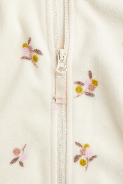 ☘️ Fleecová MIKINA H&M Berries světlá