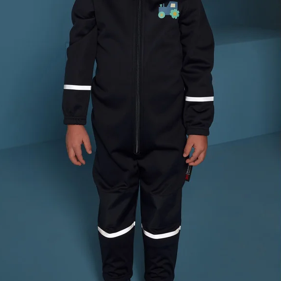 ☘️ Klučičí SOFTSHELLOVÁ KOMBINÉZA overal s traktorem vel. 98/104