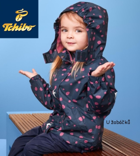 ☘️ Dívčí PUNTÍKOVANÁ TERMOBUNDA Tchibo vel. 98/104