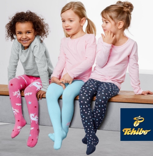 ☘️ 3-pack PUNČOCHÁČE Tchibo s jednorožci + puntíkované vel. 86/92