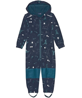 ☘️ Klučičí SOFTSHELLOVÁ KOMBINÉZA tmavý overal dinosauři