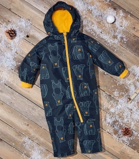 ☘️ Dětská MEDVÍDKOVÁ KOMBINÉZA zimní overal