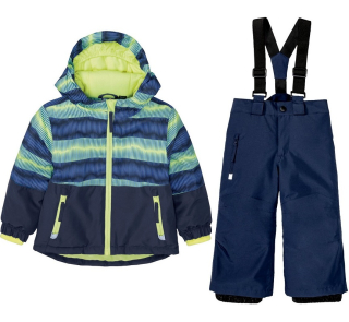 ☘️ Klučičí LYŽAŘSKÝ SET zimní bunda + tmavé kalhoty vel. 110/116