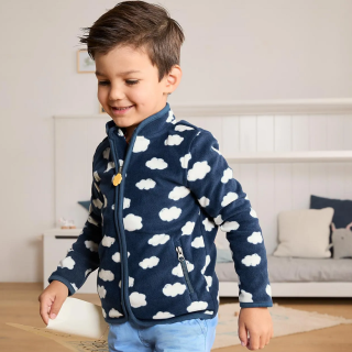 ☘️ Fleecová MRÁČKOVÁ MIKINA Tchibo vel. 122/128