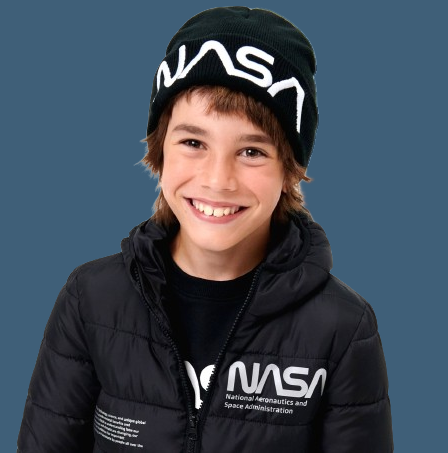 Klučičí přechodová bunda NASA prošívaná s kapucí :-) SKLADEM více velikostí - eshop U ŽABÁČKŮ