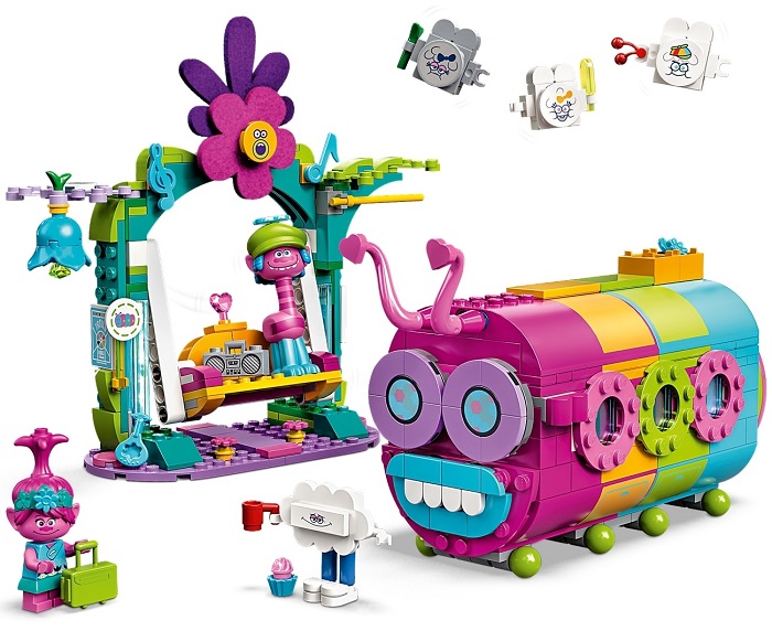 Stavebnice Lego Trolls 41256 Duhový housenkobus ❉ SKLADEM v našem eshopu U ŽABÁČKŮ